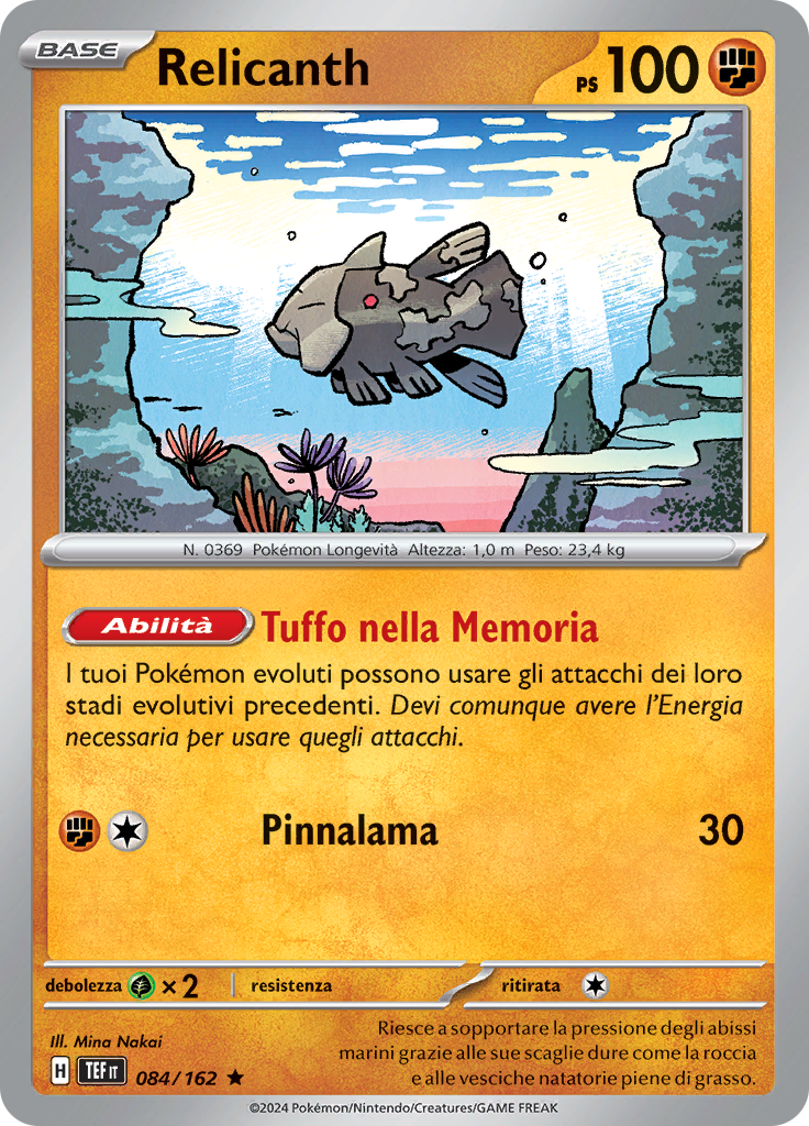 Relicanth (Reverse Holo)