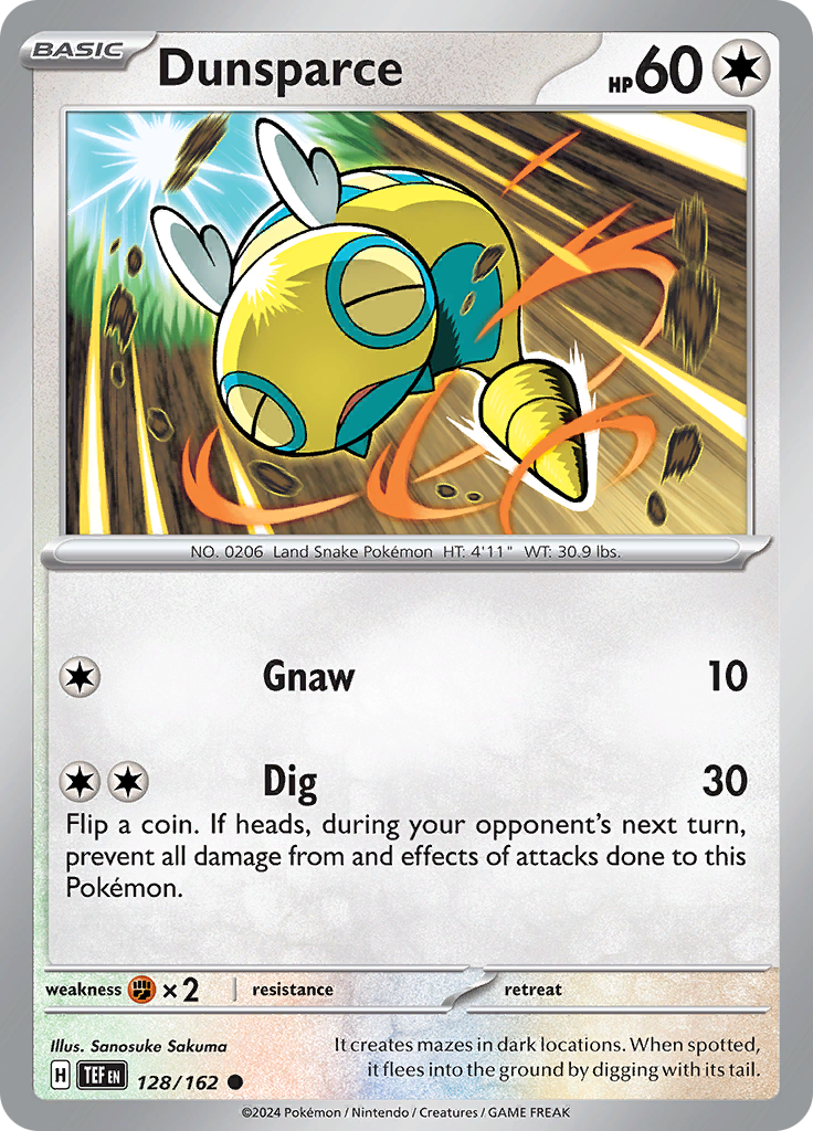 Dunsparce (Reverse Holo)