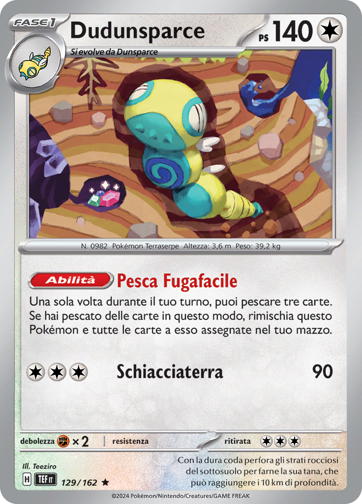 Dudunsparce (Reverse Holo)