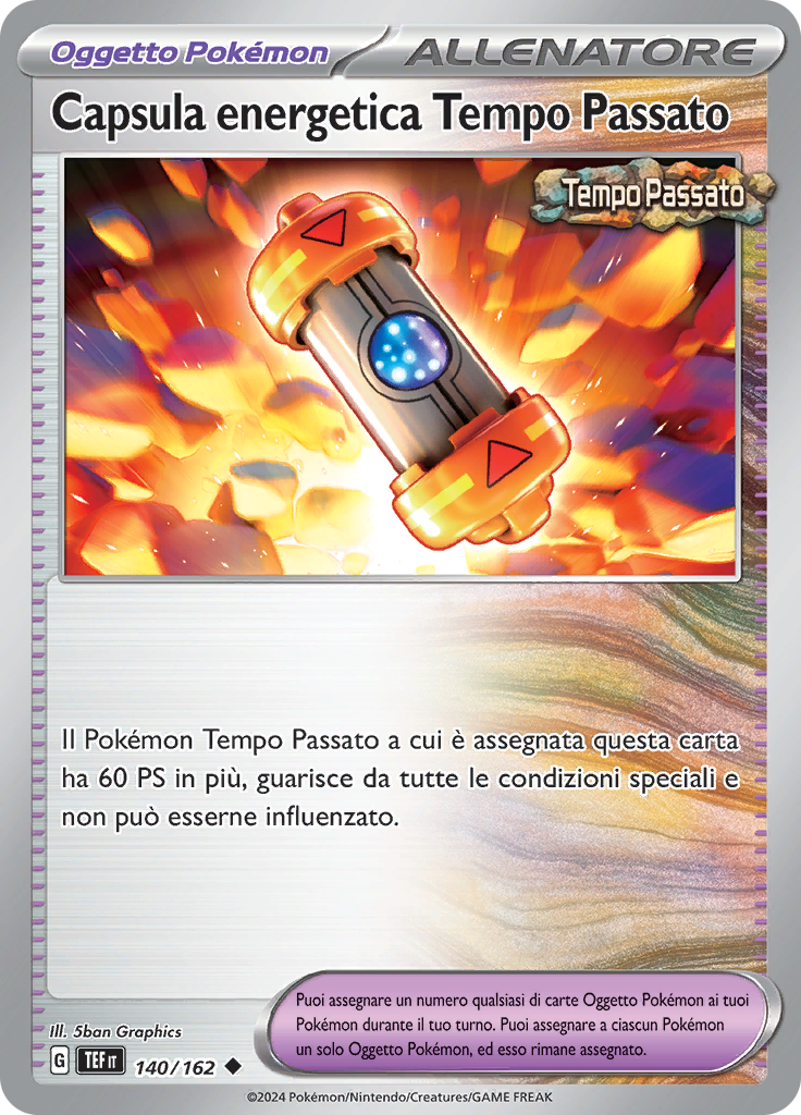 Capsula energetica Tempo Passato (Reverse Holo)