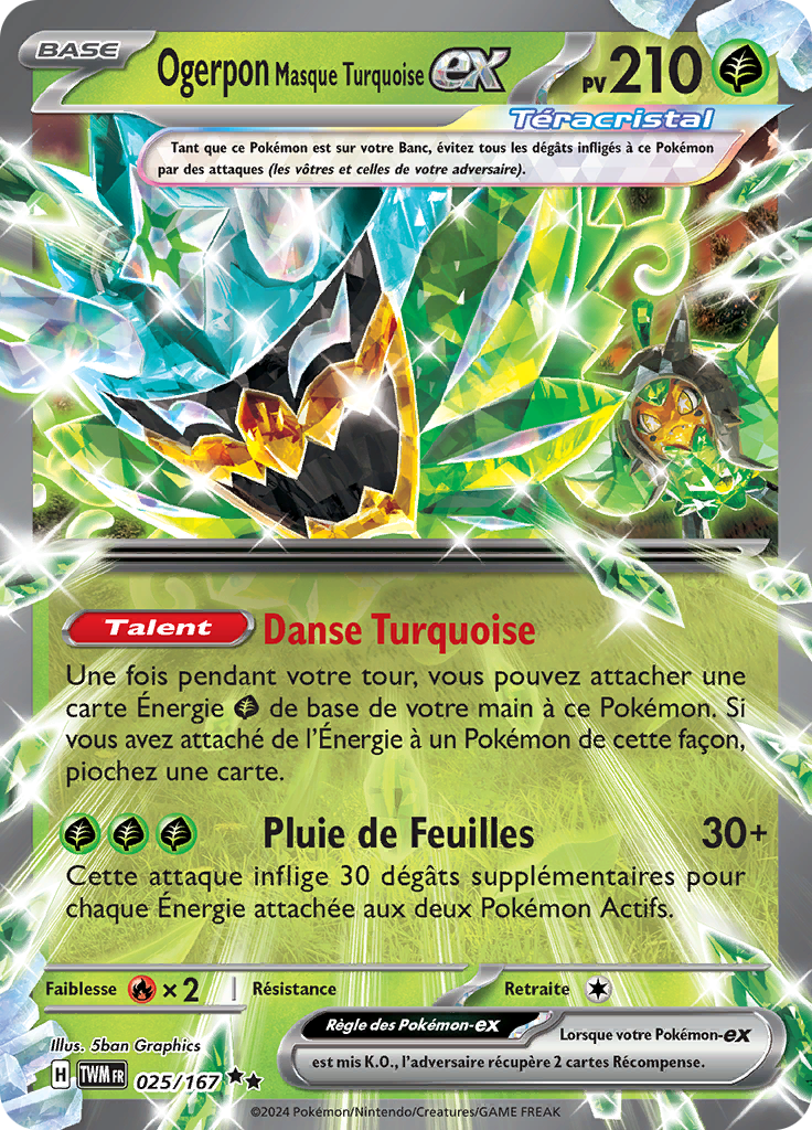 Ogerpon Masque Turquoise-ex