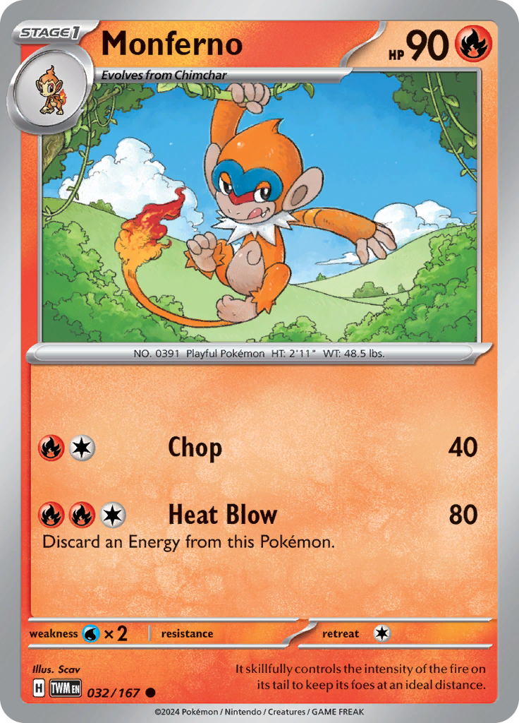 Monferno (Reverse Holo)