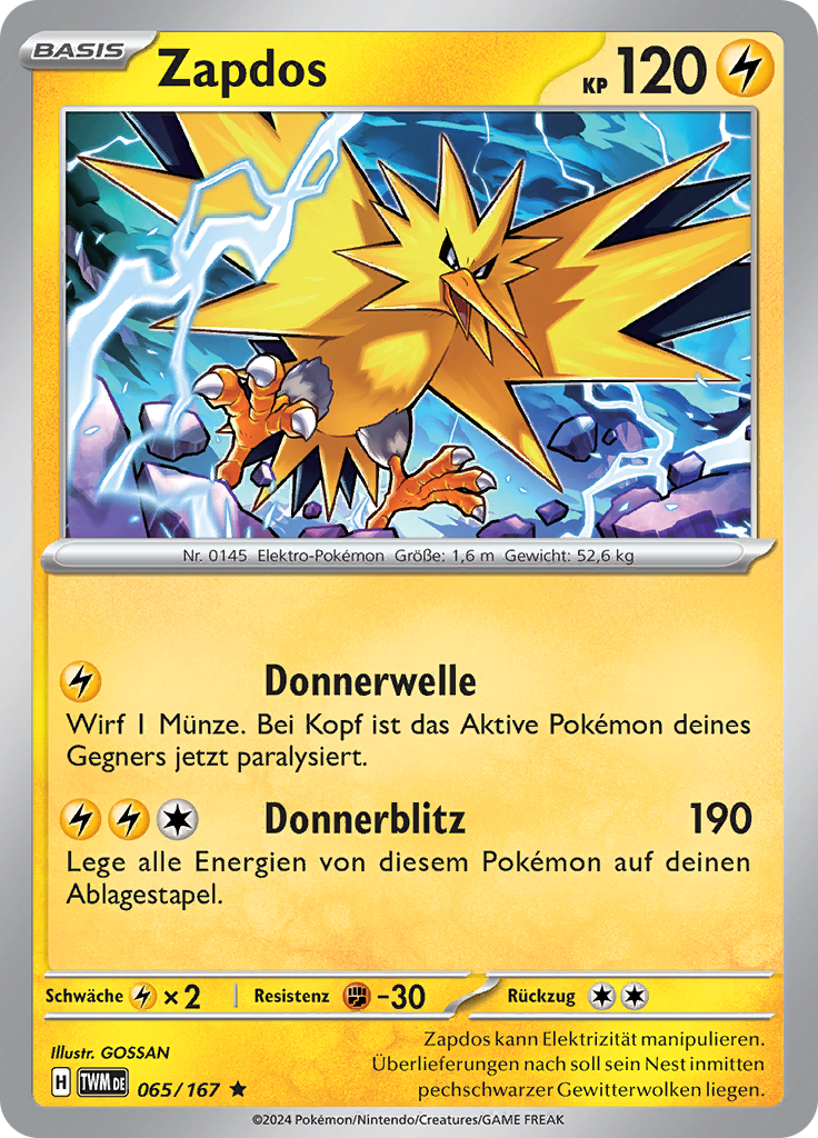 Zapdos (Reverse Holo)