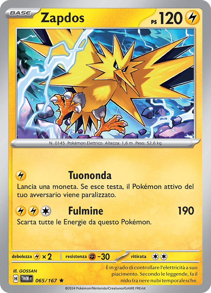 Zapdos (Reverse Holo)