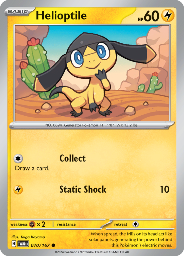 Helioptile (Reverse Holo)