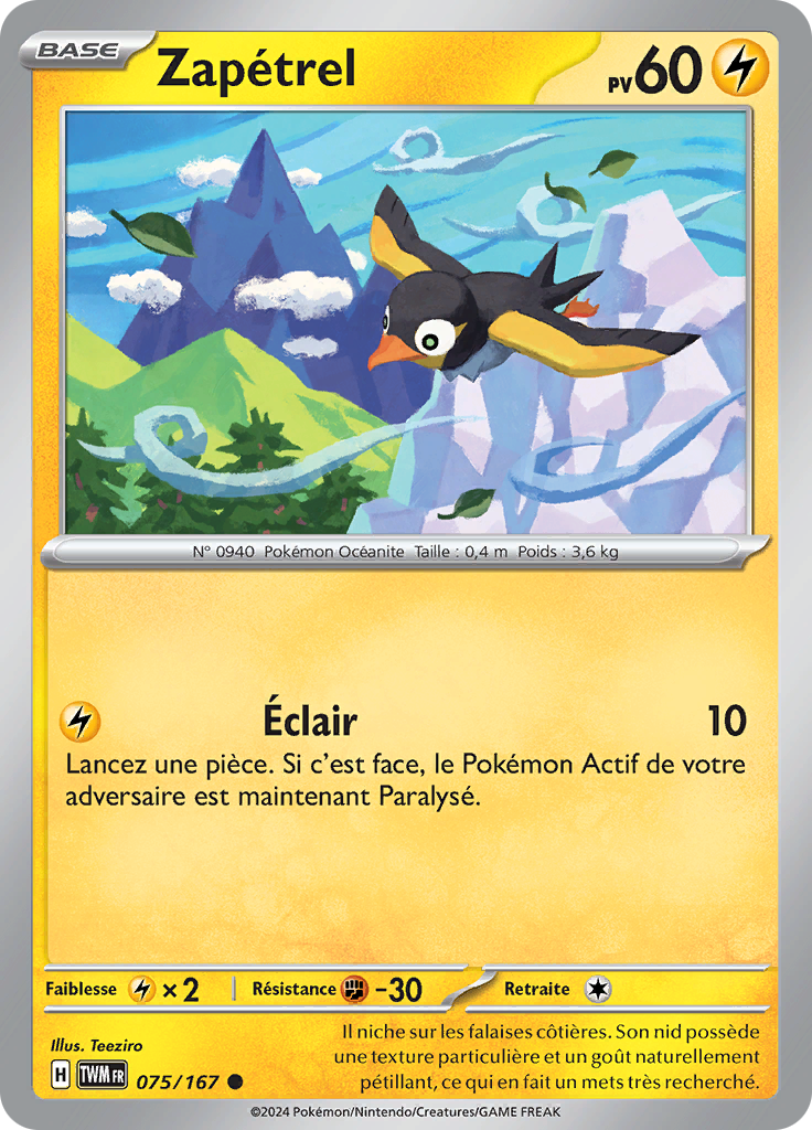 Zapétrel (Reverse Holo)