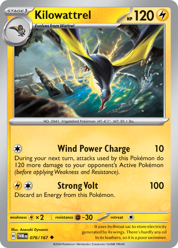 Kilowattrel (Reverse Holo)