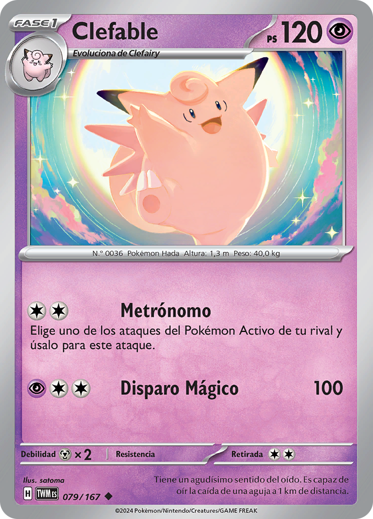 Clefable (Reverse Holo)