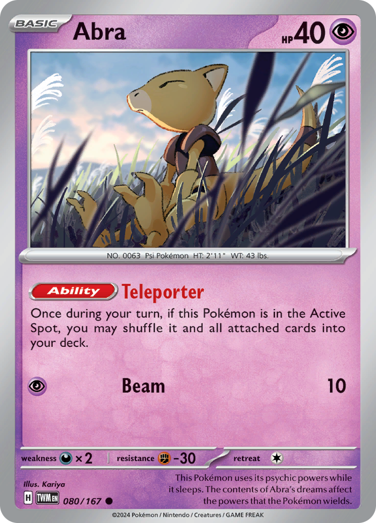 Abra (Reverse Holo)