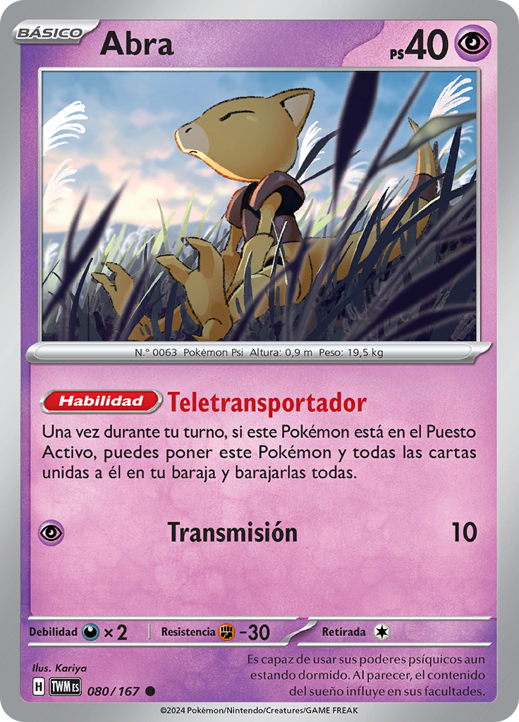 Abra (Reverse Holo)