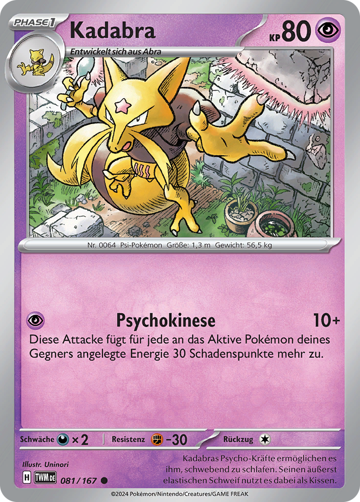Kadabra (Reverse Holo)