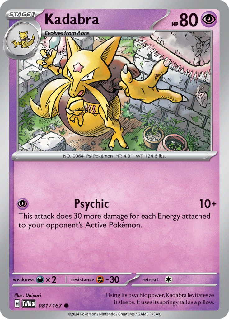 Kadabra (Reverse Holo)
