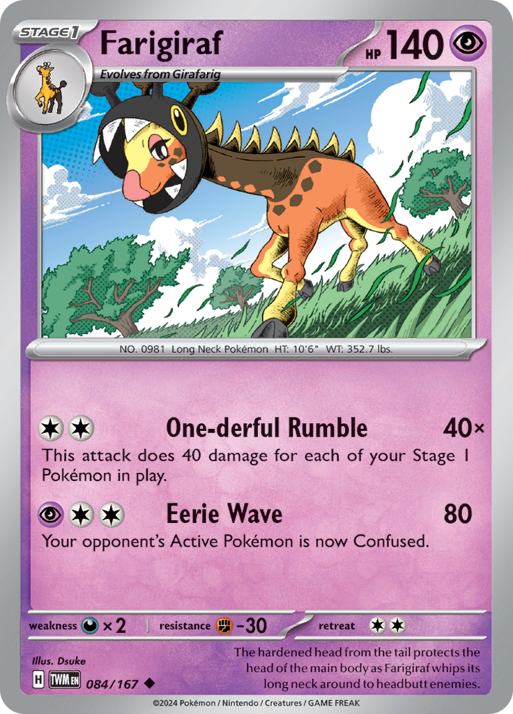 Farigiraf (Reverse Holo)
