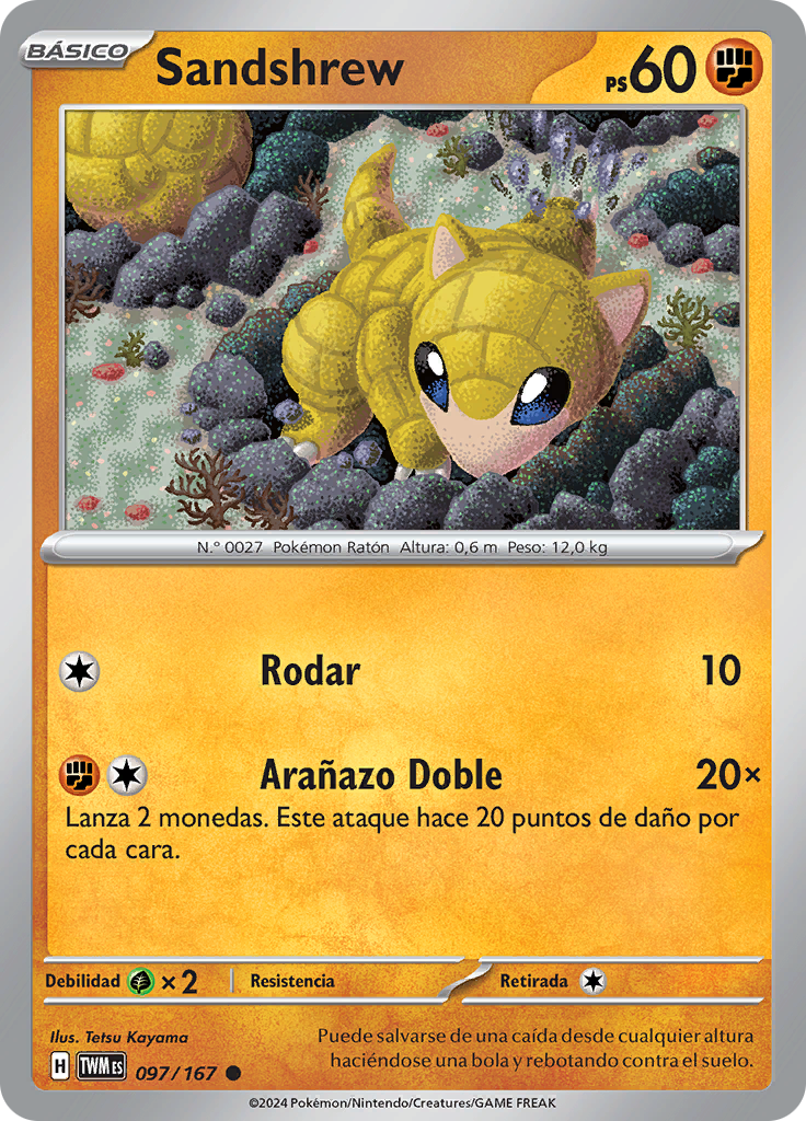Sandshrew (Reverse Holo)