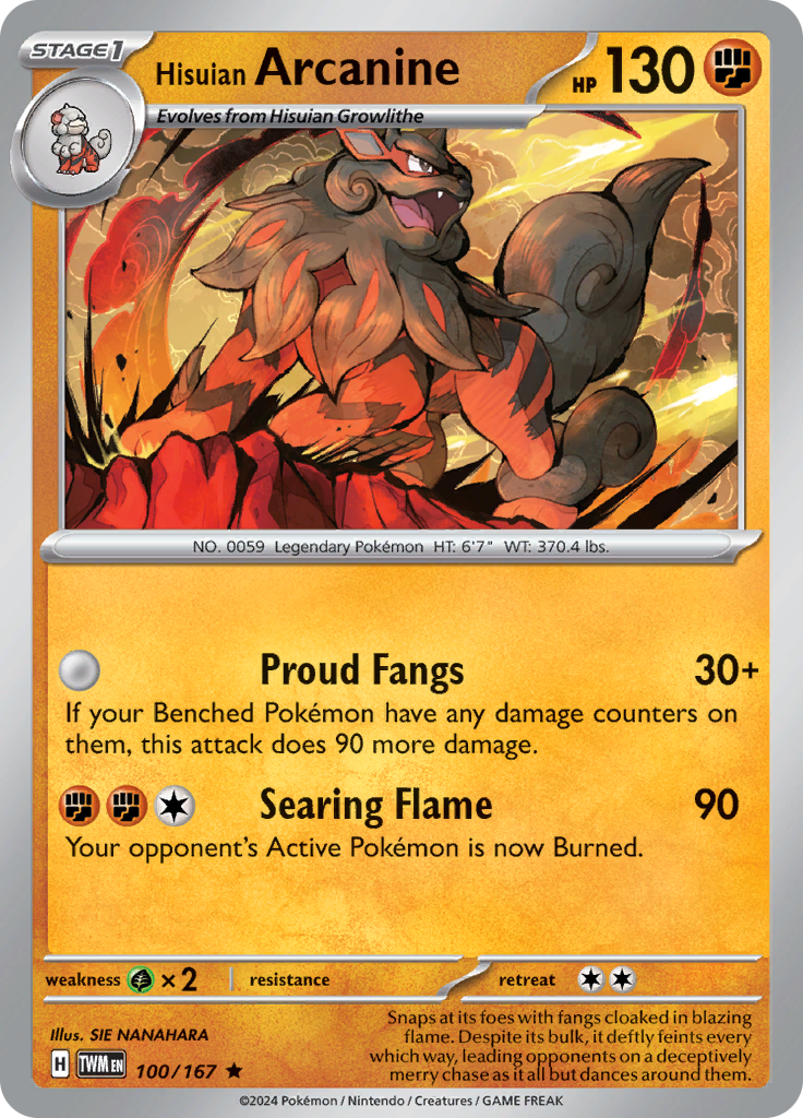 Hisuian Arcanine (Reverse Holo)