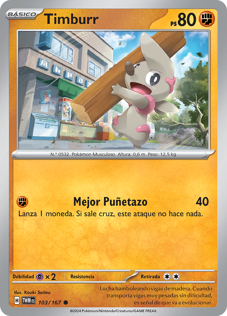 Timburr (Reverse Holo)