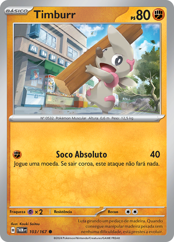 Timburr (Reverse Holo)