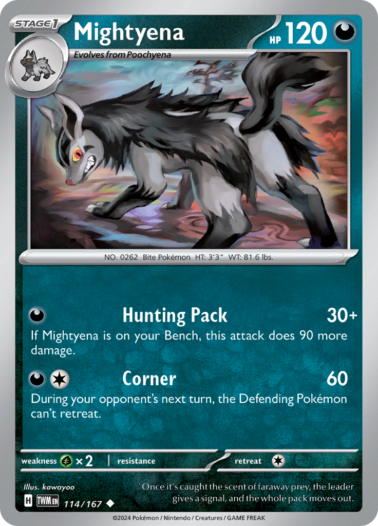 Mightyena (Reverse Holo)