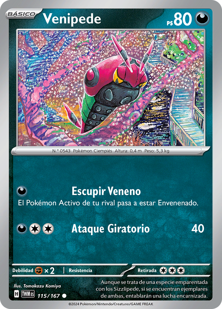Venipede (Reverse Holo)
