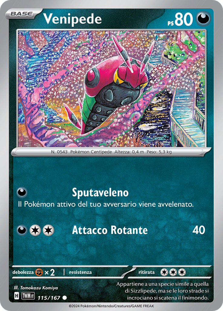 Venipede (Reverse Holo)