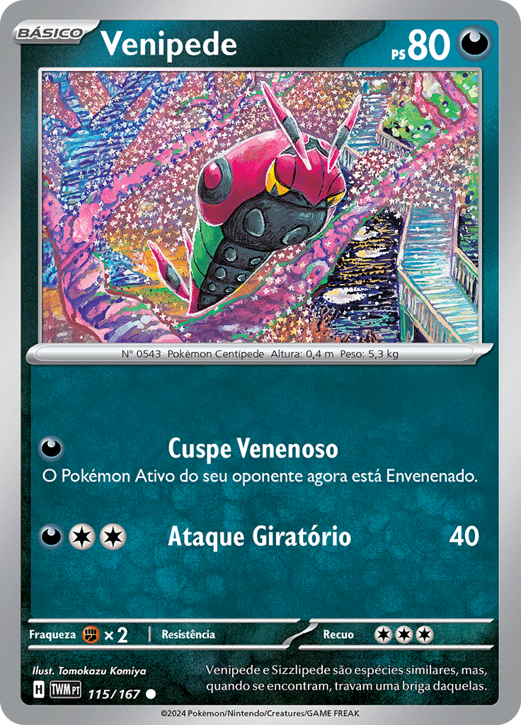 Venipede (Reverse Holo)