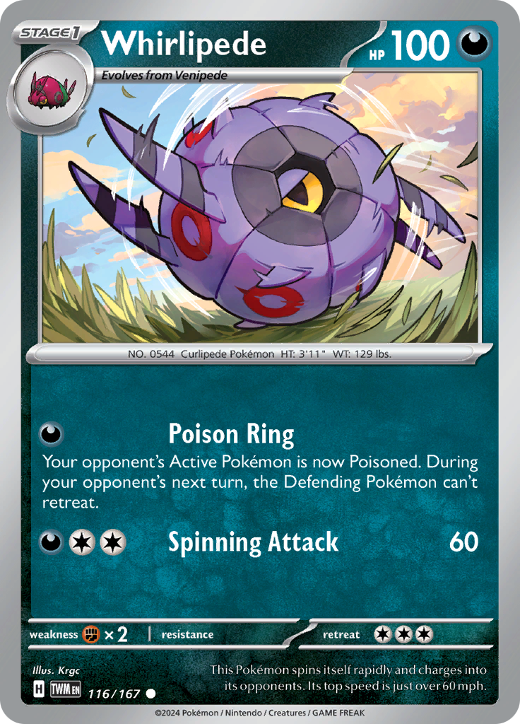 Whirlipede (Reverse Holo)