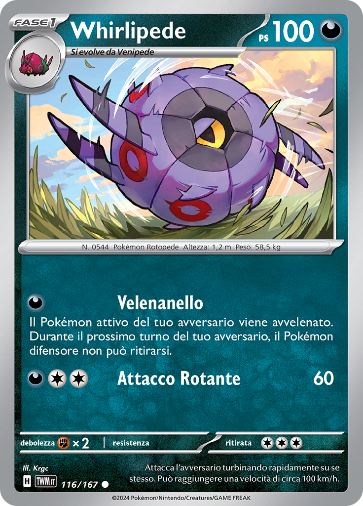 Whirlipede (Reverse Holo)