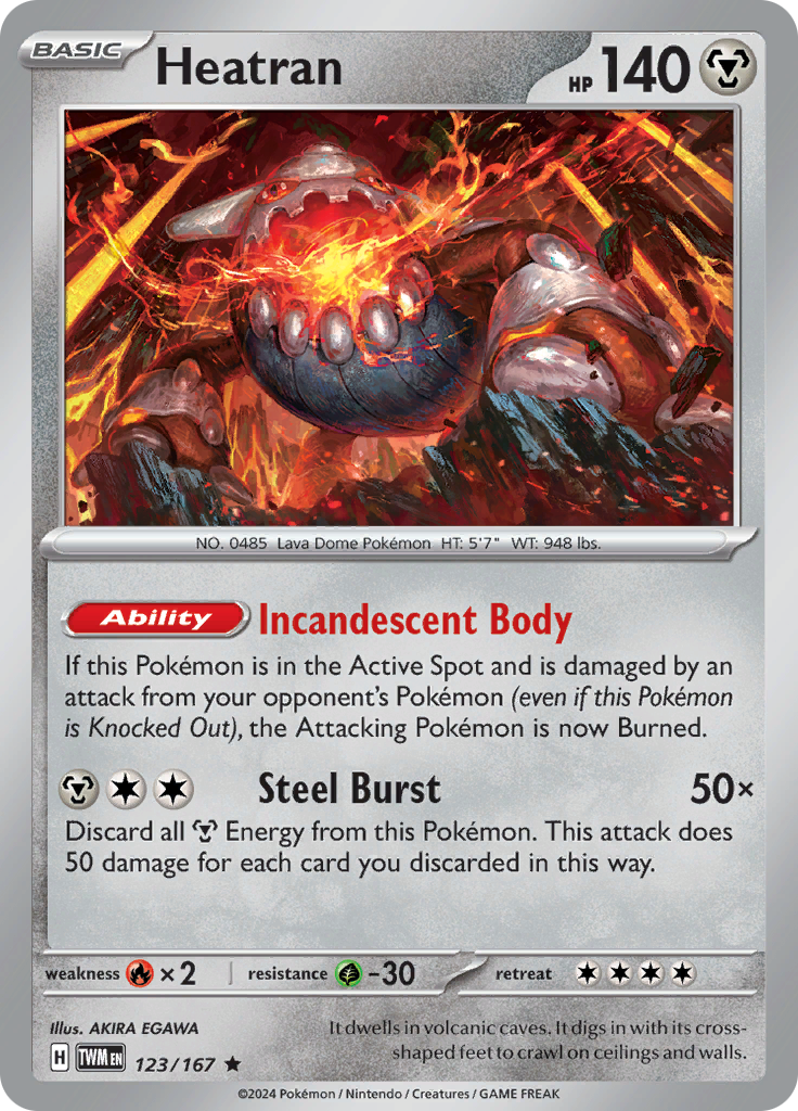 Heatran (Reverse Holo)