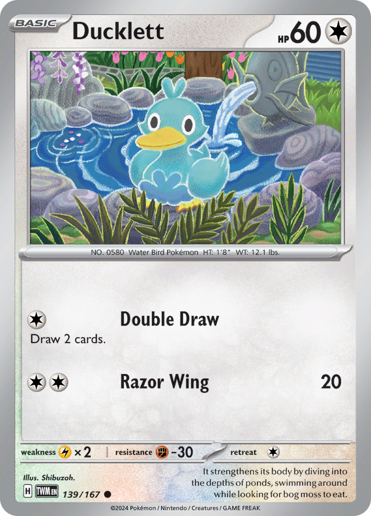 Ducklett (Reverse Holo)