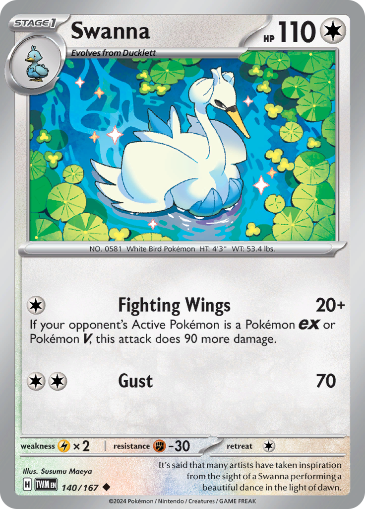 Swanna (Reverse Holo)