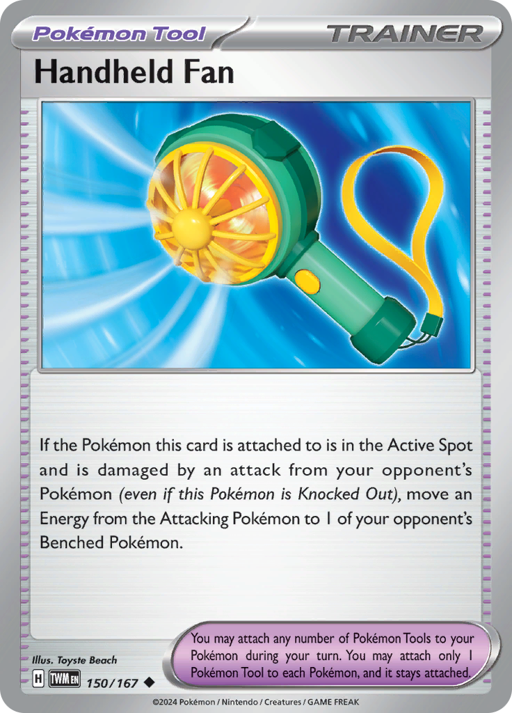 Handheld Fan (Reverse Holo)