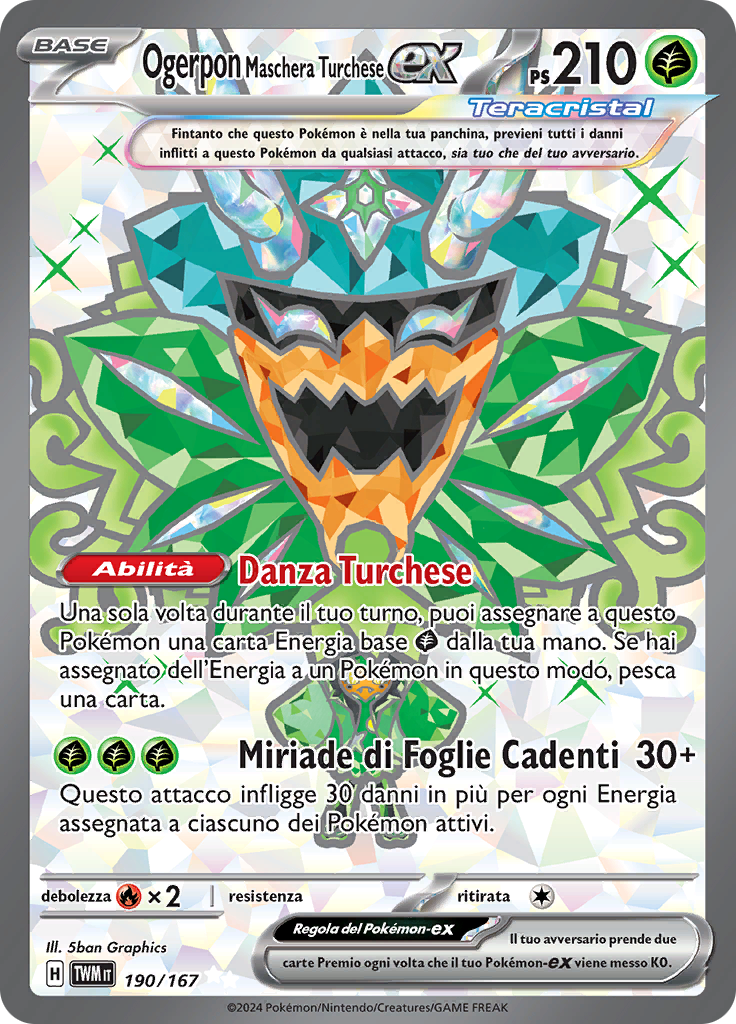Ogerpon Maschera Turchese-ex