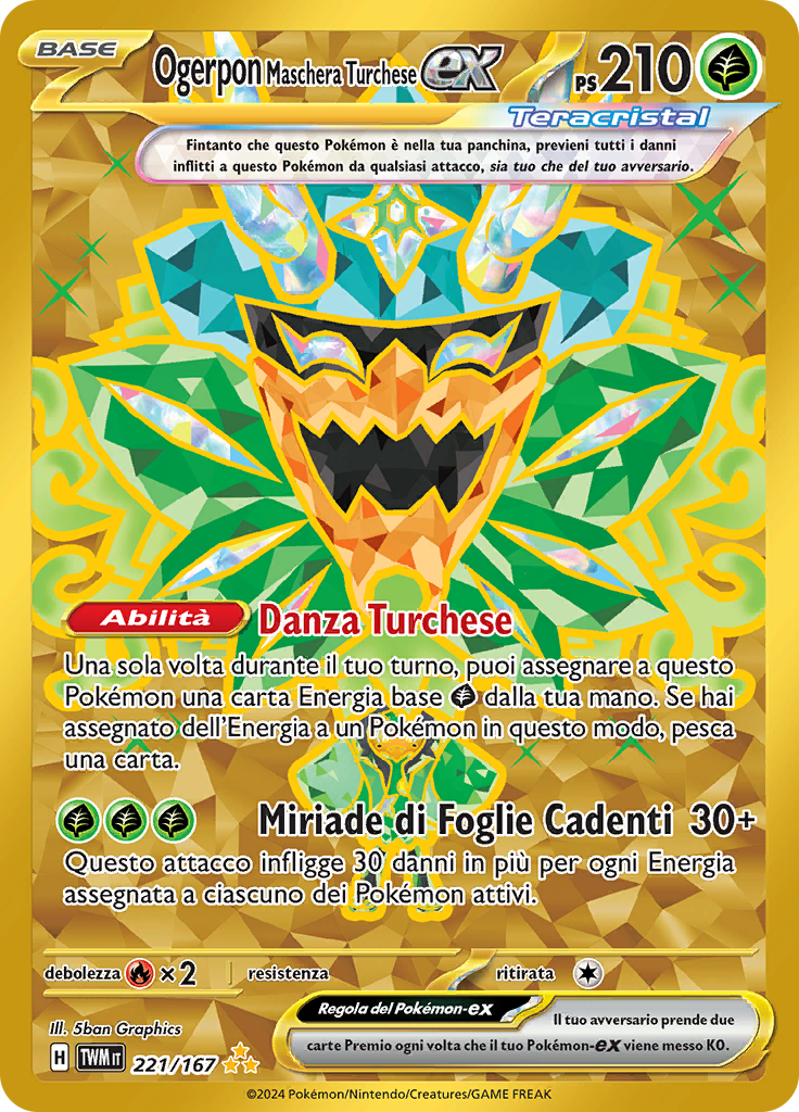 Ogerpon Maschera Turchese-ex