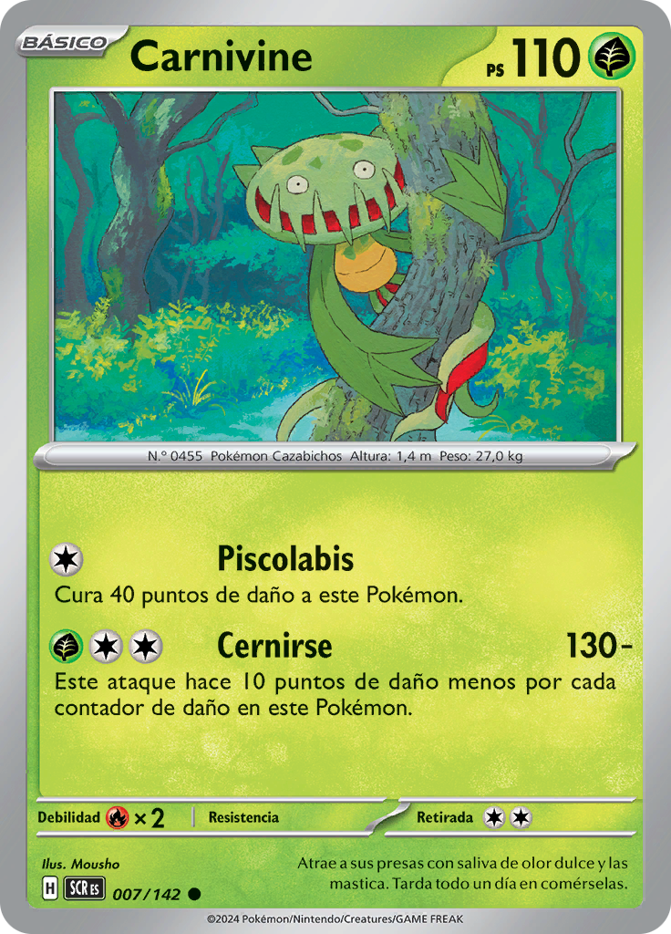 Carnivine (Reverse Holo)