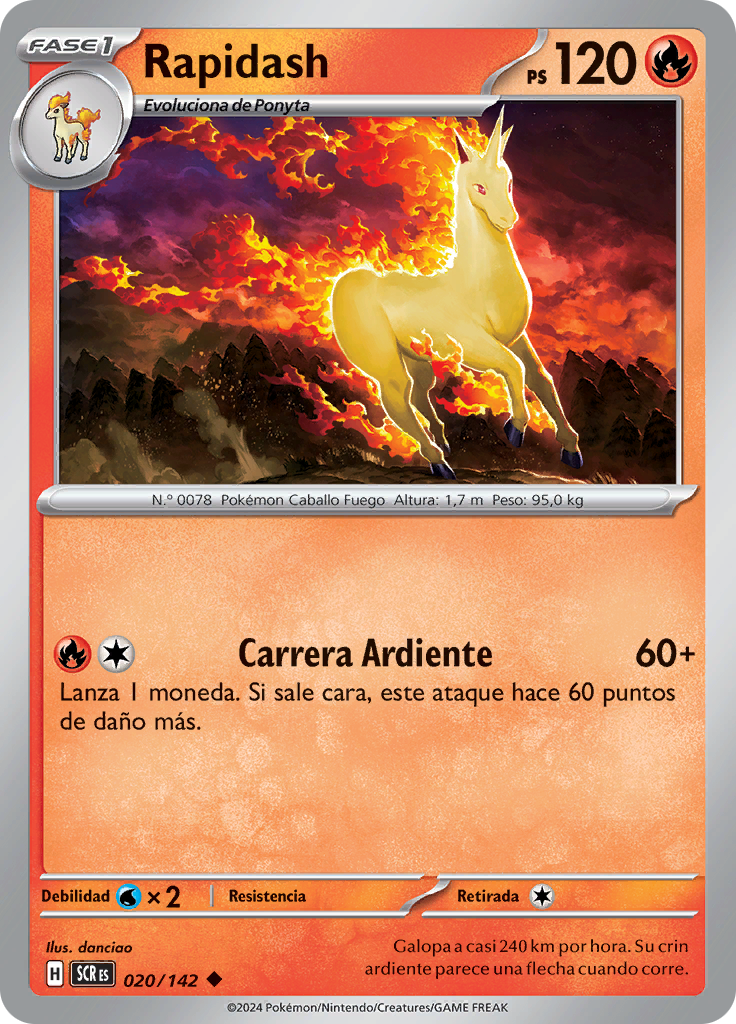 Rapidash (Reverse Holo)