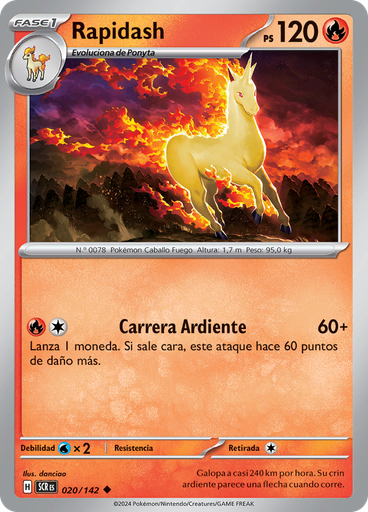 Rapidash (Reverse Holo)