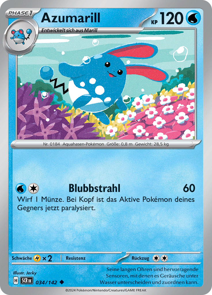 Azumarill (Reverse Holo)