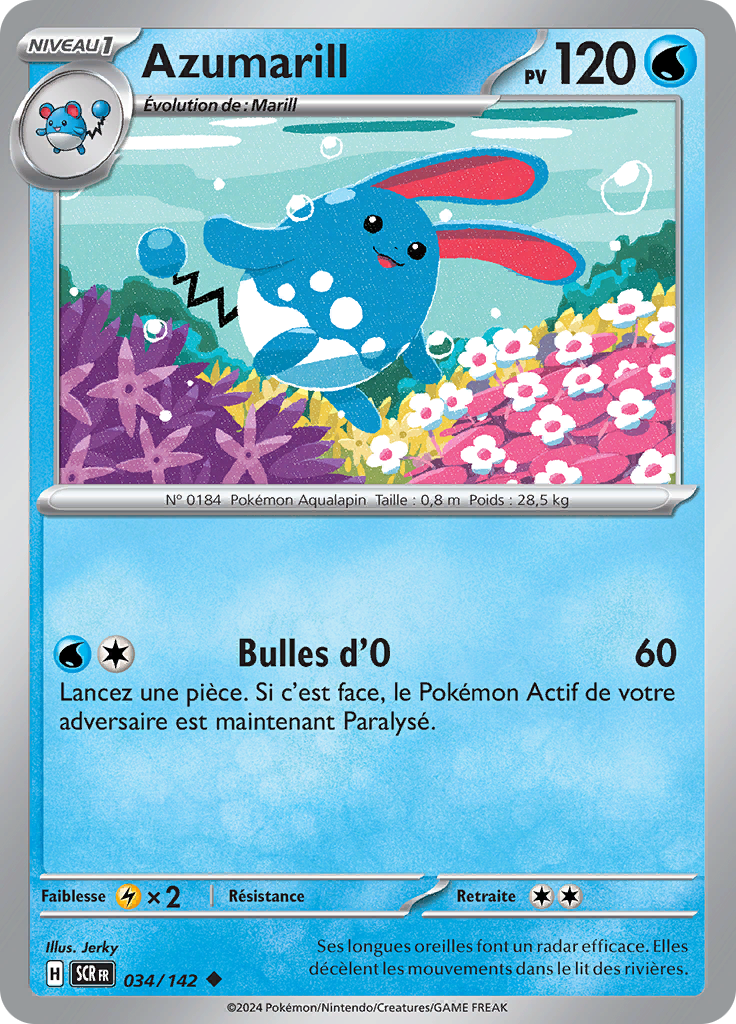Azumarill (Reverse Holo)