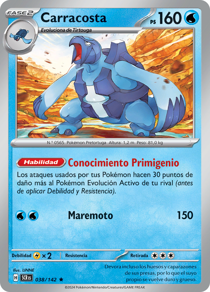 Carracosta (Reverse Holo)