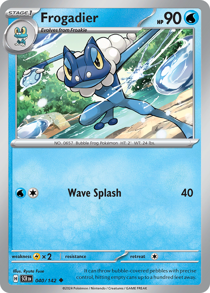 Frogadier (Reverse Holo)