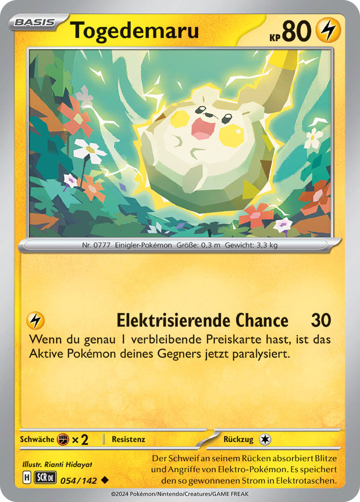 Togedemaru (Reverse Holo)