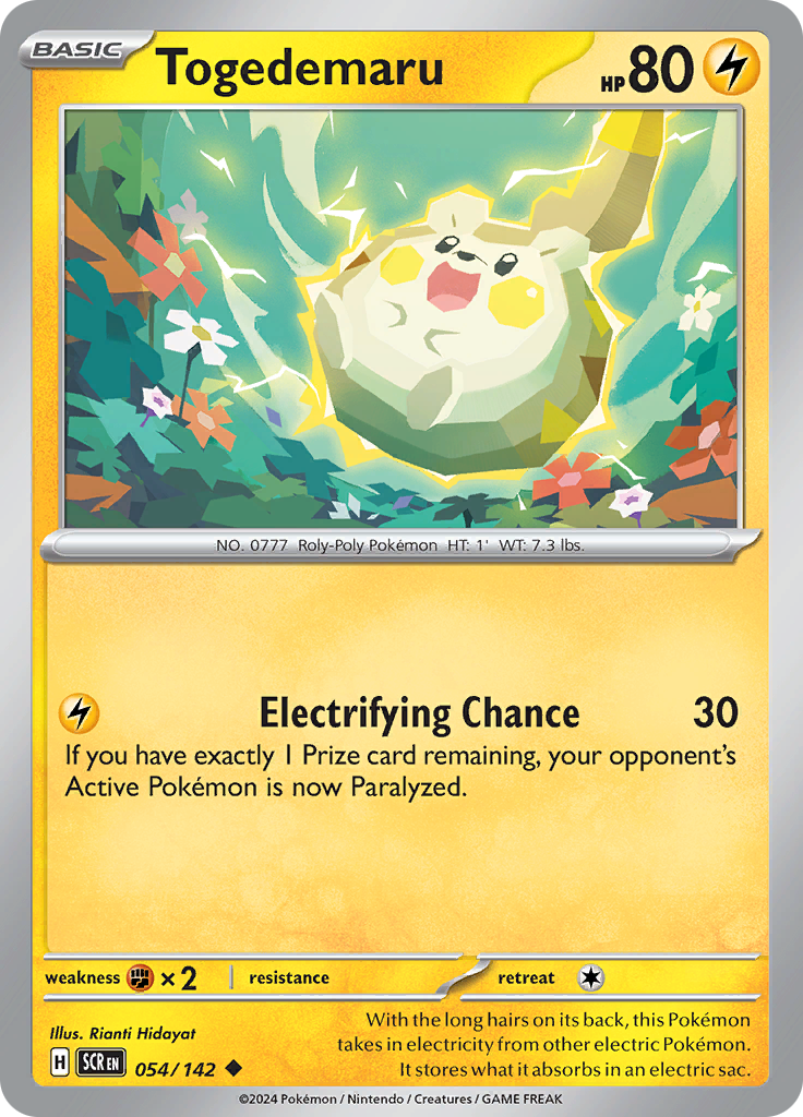 Togedemaru (Reverse Holo)