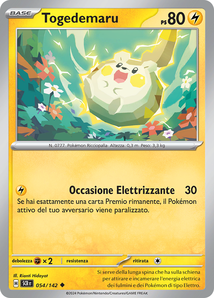 Togedemaru (Reverse Holo)