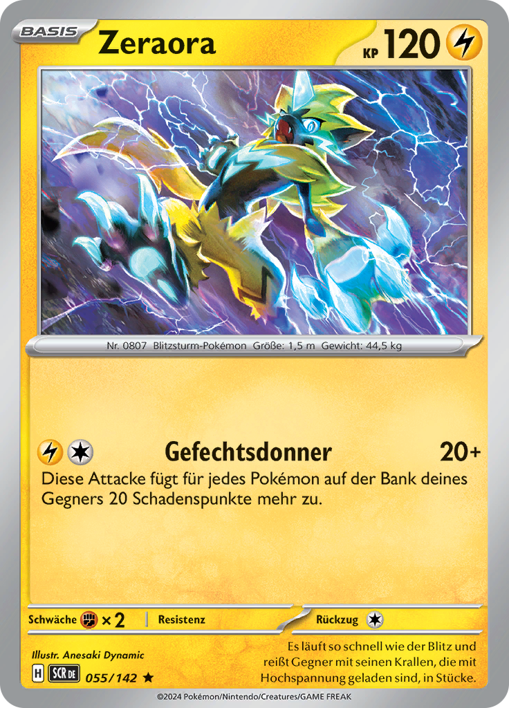 Zeraora (Reverse Holo)