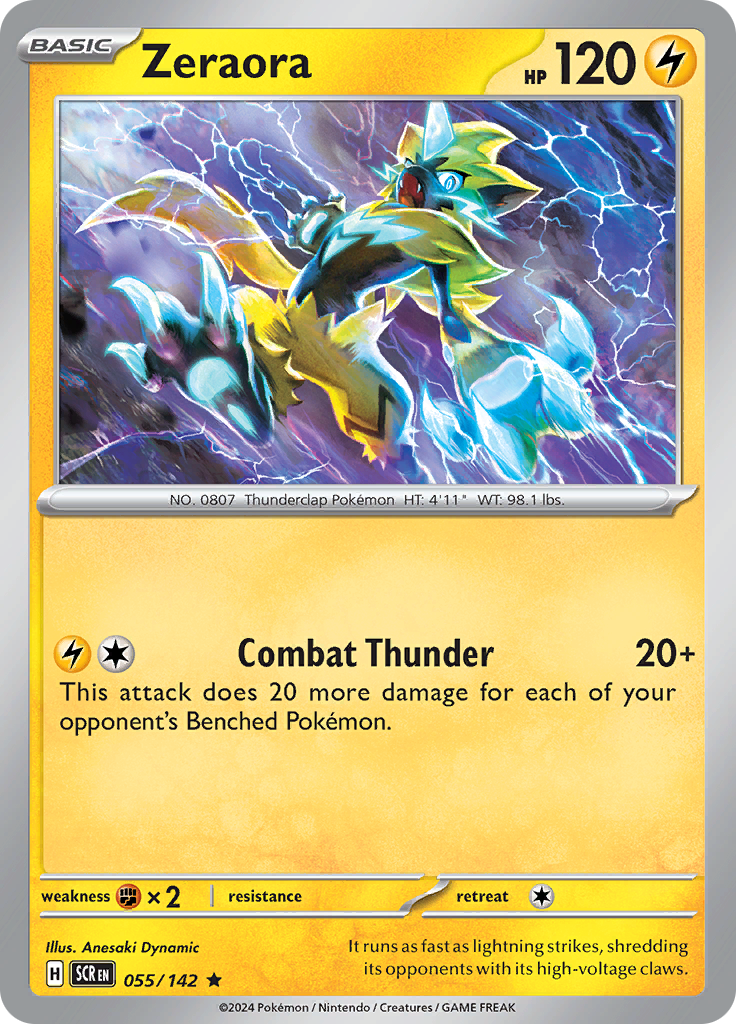 Zeraora (Reverse Holo)
