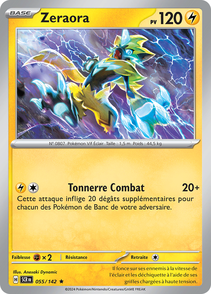Zeraora (Reverse Holo)