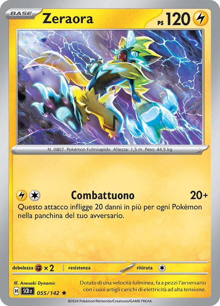 Zeraora (Reverse Holo)