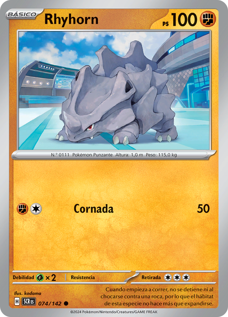 Rhyhorn (Reverse Holo)