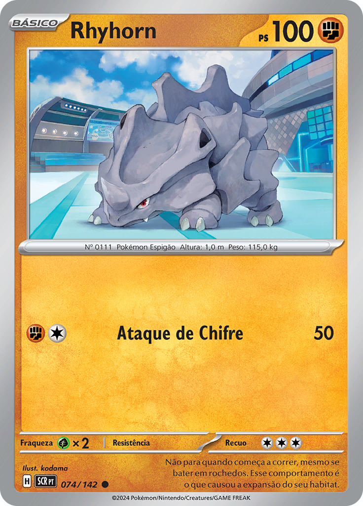 Rhyhorn (Reverse Holo)