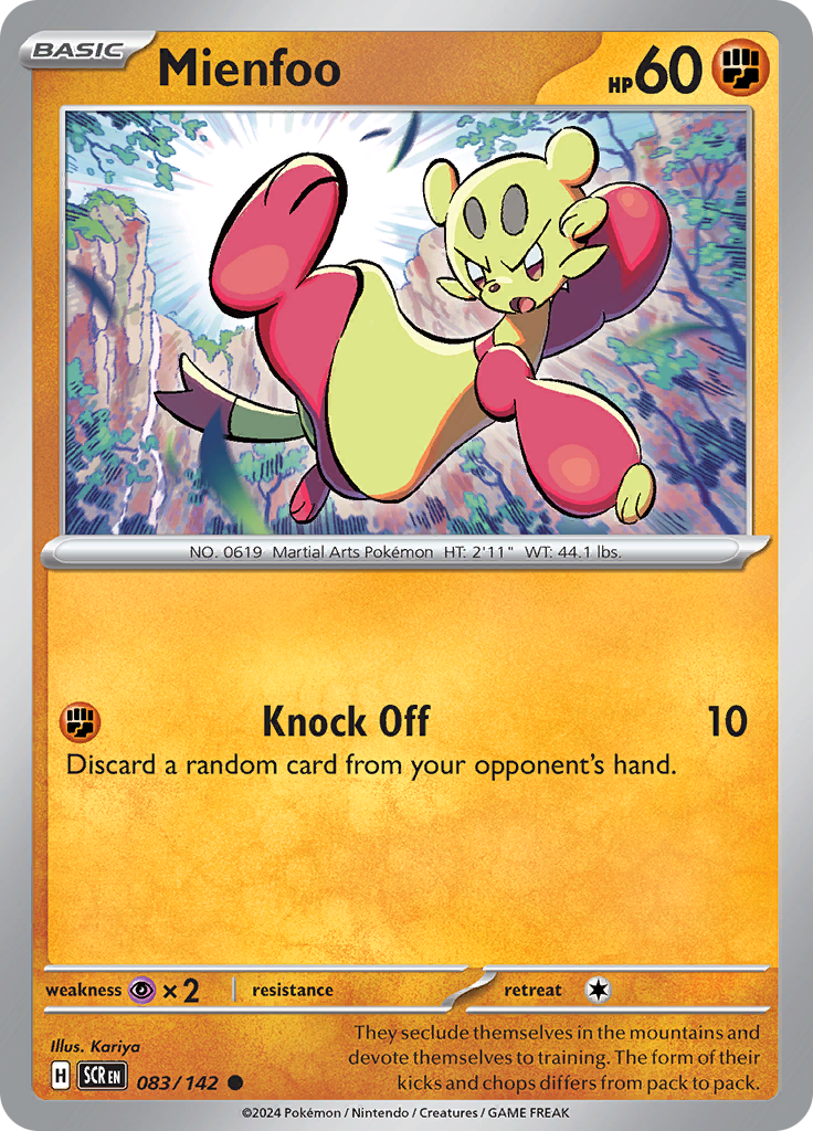 Mienfoo (Reverse Holo)